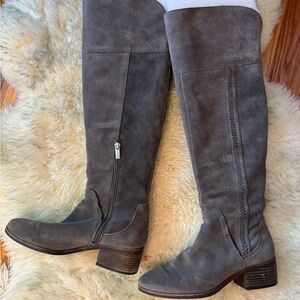 Grey Suede Knee High Boots Size 8.5 Vince Camuto from Nordstrom